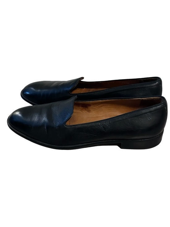 Polo Ralph Lauren Tuxedo Opera Loafers Mens 11.5 Black Leather Slippers Vintage main image 4